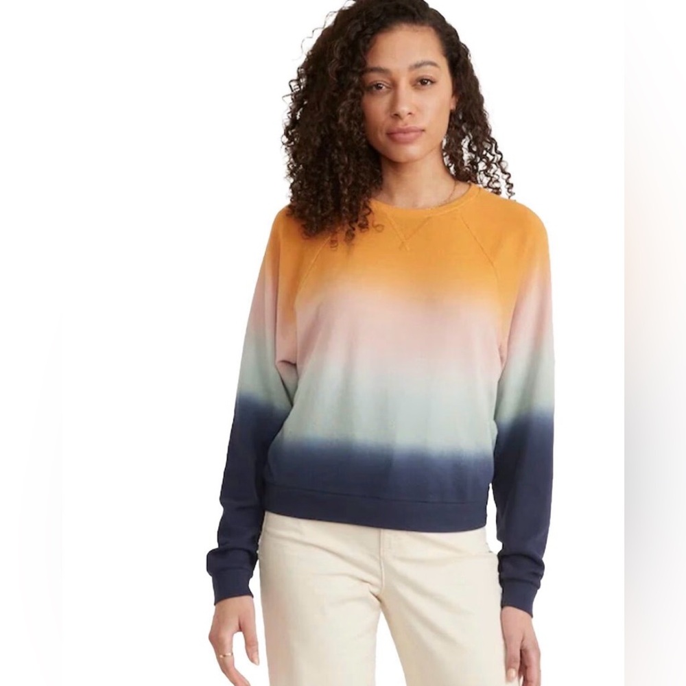 Marine Layer Dip Dye Vintage Terry Sweatshirt